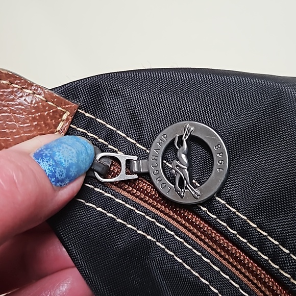 Longchamp Purple and Black Tote Bag - Picture 9 of 17